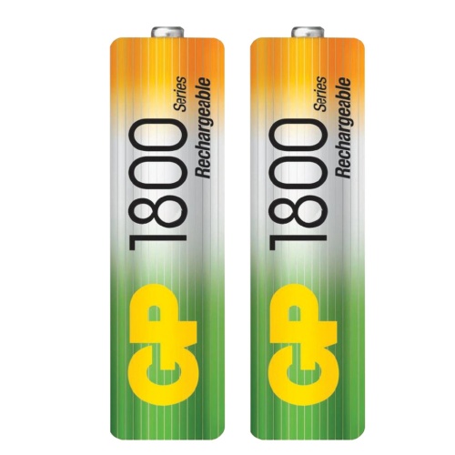Батарейки аккумуляторные GP (АА) Ni-Mh 1800 mAh 2 шт 180AAHC-2DECRC2 (454107) фото 3